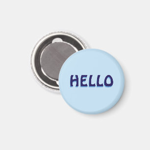 MAGNET MIT HALLO