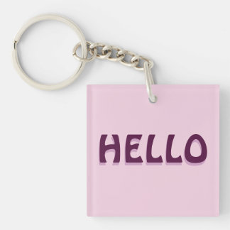 MAGNET MIT HALLO SCHLÜSSELANHÄNGER