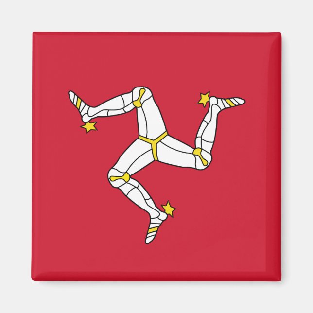 Magnet mit Isle of Man Flag, Vereinigtes Königreic (Vorne)