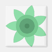 Magnet mit kreativer Kunst der Blume