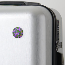  MAGNET mit lila Blumen