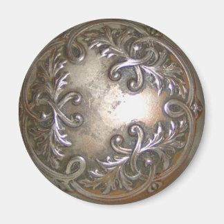 Magnet mit metallischem Blattdesign