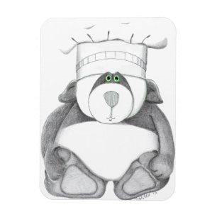 Magnet mit Panda-Bärenbild