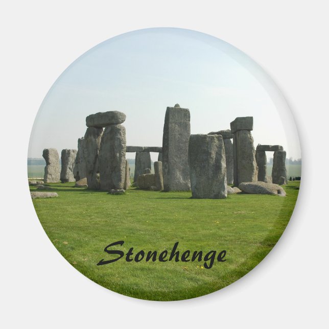 Magnet mit Stonehenge Foto (Vorne)