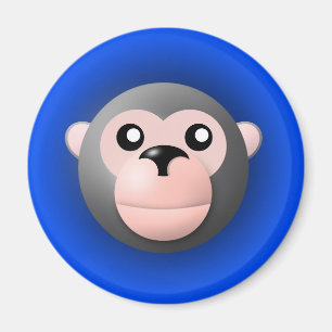 Magnet mit Tier: Affe