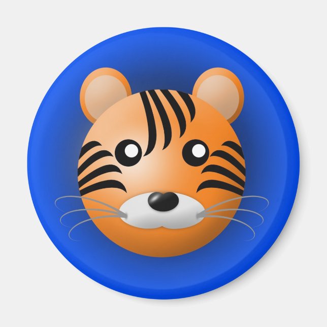 Magnet mit Tier: Tiger (Vorne)