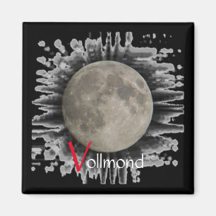 Magnet mit Vollmond