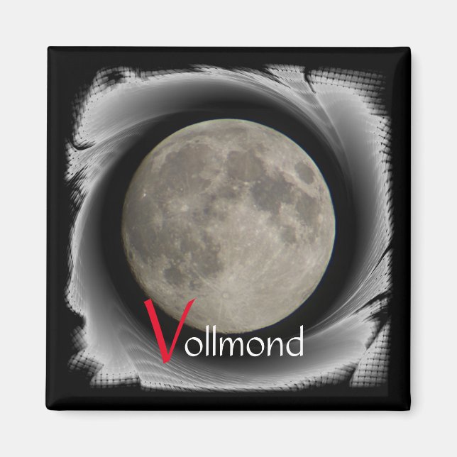 Magnet mit Vollmond (Vorne)
