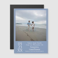 Magnet Moderne de Photo pour Sauvegarder la Date e