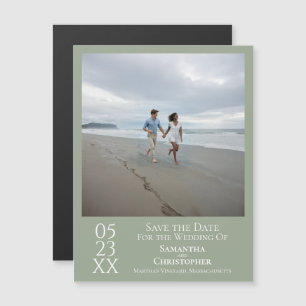 Magnet Moderne de Sauvegarde de Date de Mariage av
