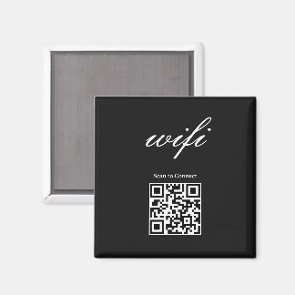 Magnet | Modernes Wifi-QR-Code