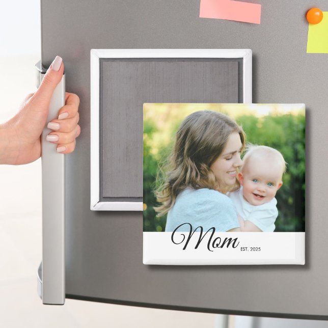 Magnet Mom Established Photo Mother's Day Gift (Von Creator hochgeladen)