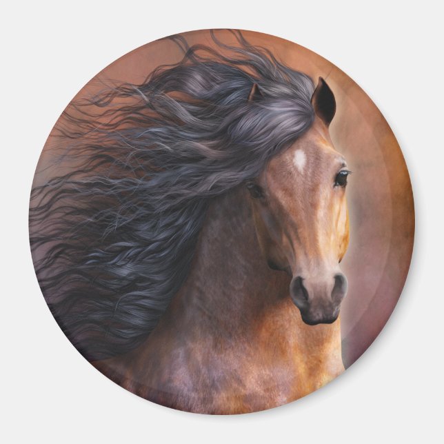 Magnet Morgan Horse (Devant)
