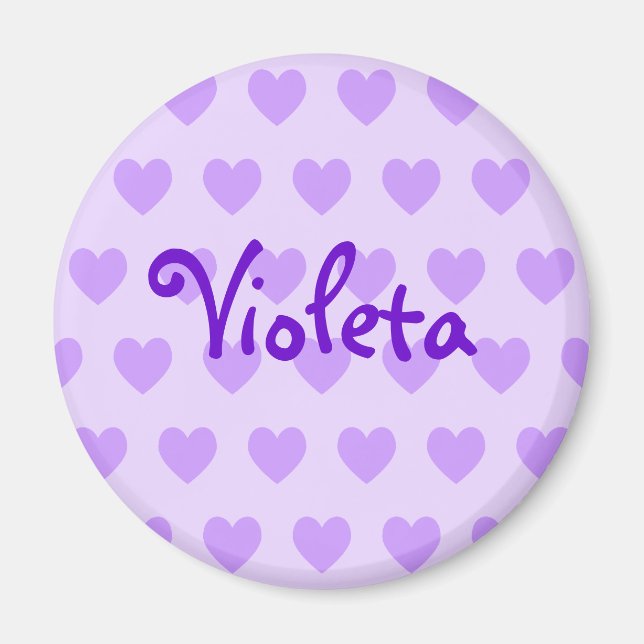 Magnet Motif cardiaque personnalisé (Devant)