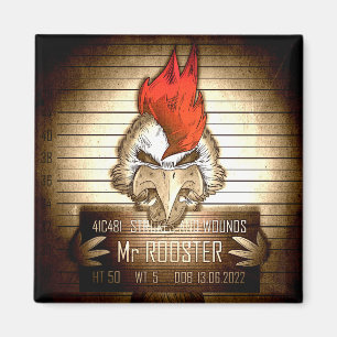 Magnet Mr Rooster Vintage