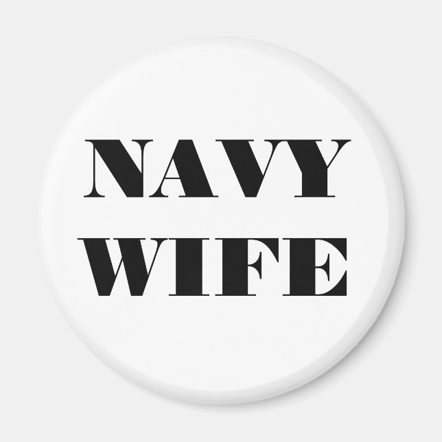 Magnet Navy-Ehefrau (Vorne)
