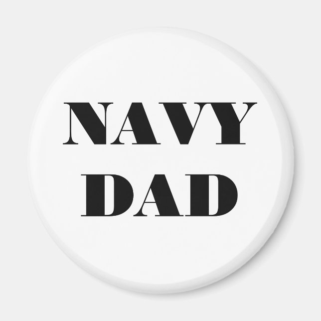 Magnet Navy Papa (Devant)