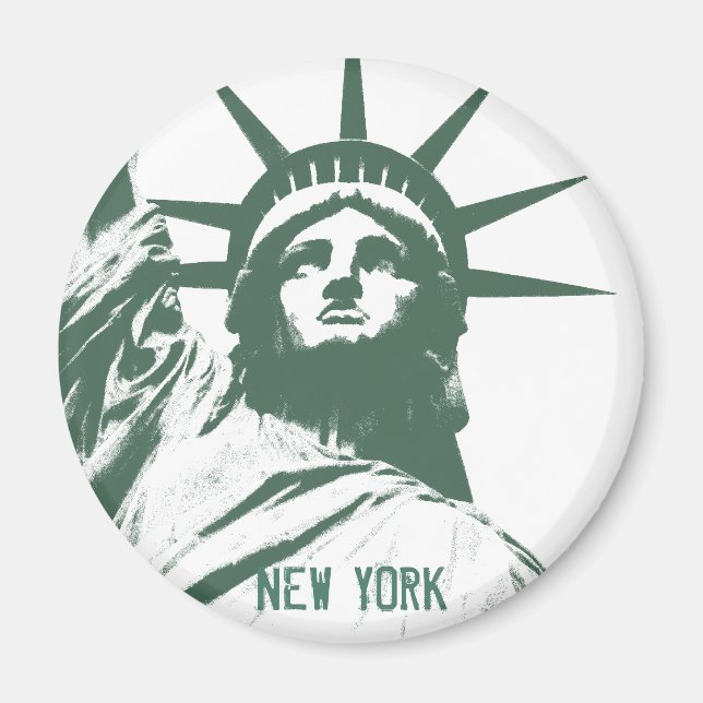 Magnet New York Frigo Magnet NY Souvenir Magnet (Devant)
