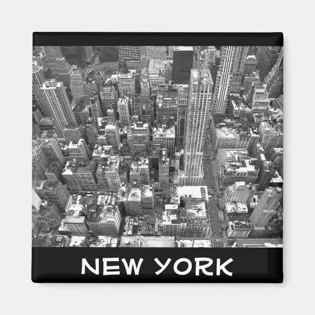 Magnet New York Frigo Magnet NY Souvenir Magnet (Devant)