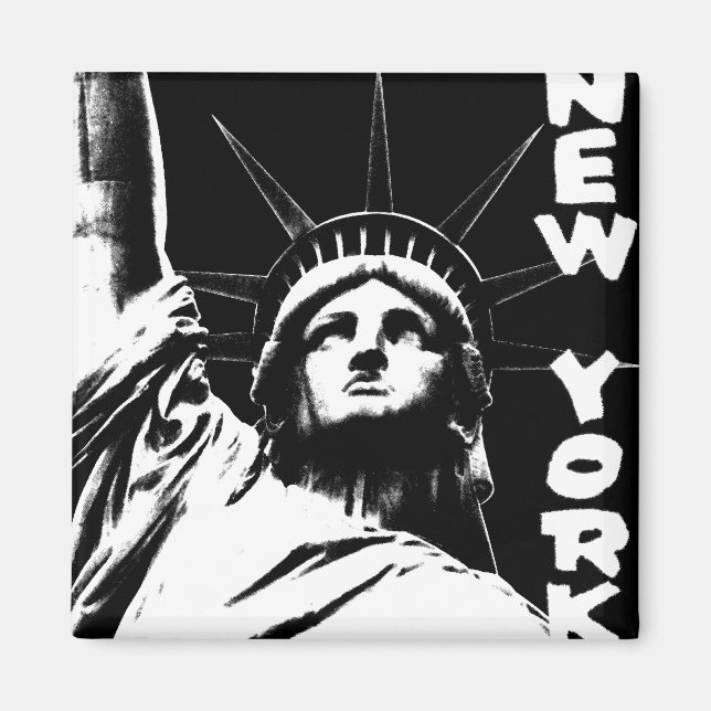 Magnet New York Frigo Magnet NY Souvenir Magnet (Devant)