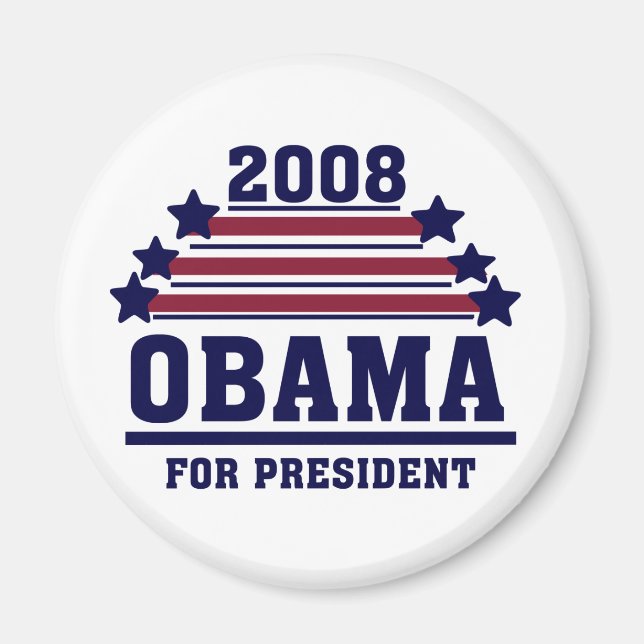 Magnet OBAMA 2008 (Devant)