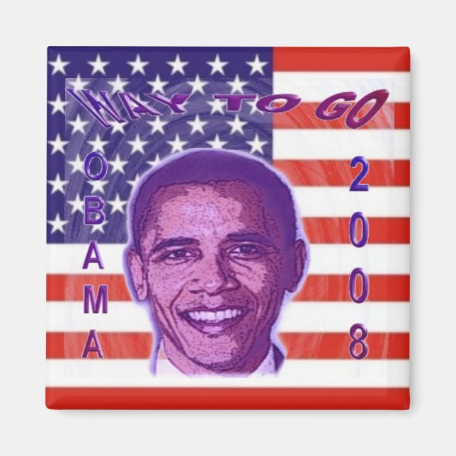 Magnet OBAMA 2008 (Vorne)