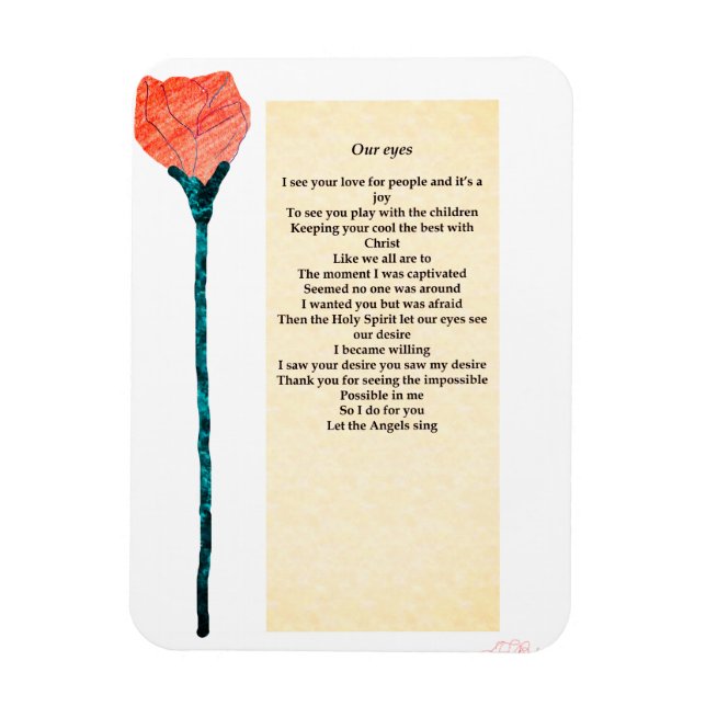 Magnet-"Our eyes"  Magnet (Vertikal)