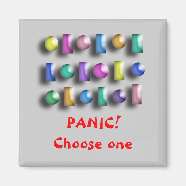 Magnet - Paniktasten (Vorne)