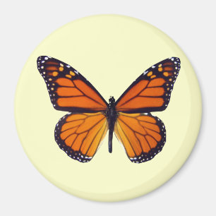 Magnet papillon orange