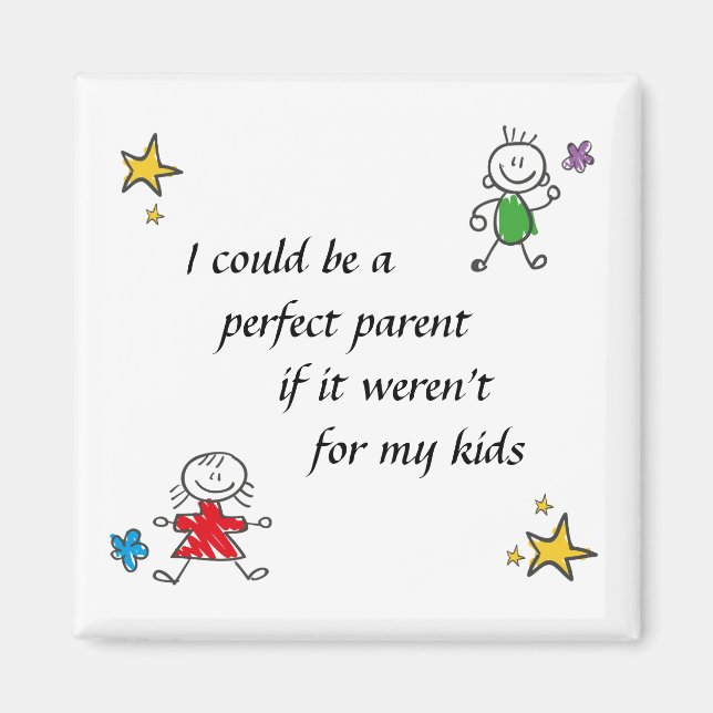 Magnet parent parfait (Devant)
