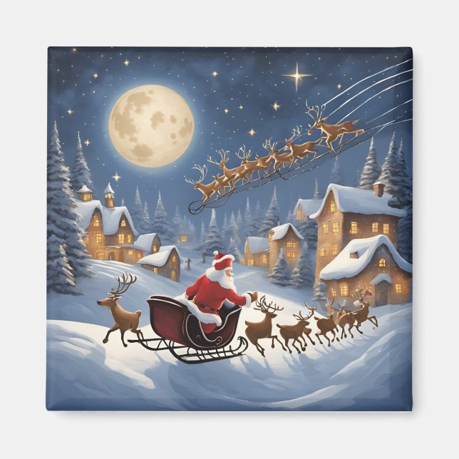 magnet père noël (Devant)