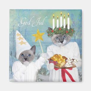Magnet Père Noël Lucia Kittens