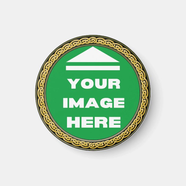 Magnet - Personalisiert - Bild hinzufügen / Text (Vorne)