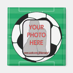 Magnet personnalisable de ballon de football de