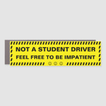 Magnet Personnalisé Drôle pour Voiture NON UN ÉLÈV