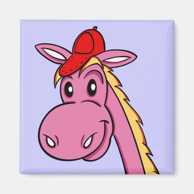 Magnet "Pferd"-Cartoon (Vorne)