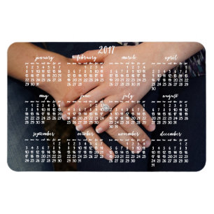 Magnet photo Calendrier magnétique 2017 4x6