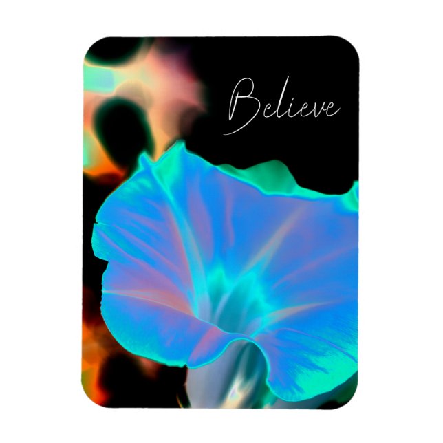 Magnet photo "Croire" Belle Fleur Flexible (Vertical)