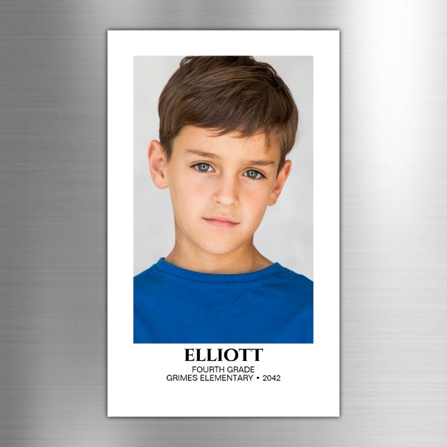 Magnet photo de l'année scolaire (Créateur téléchargé)