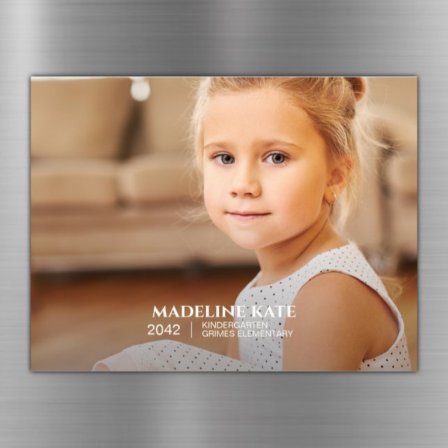 Magnet photo de l'année scolaire (Créateur téléchargé)