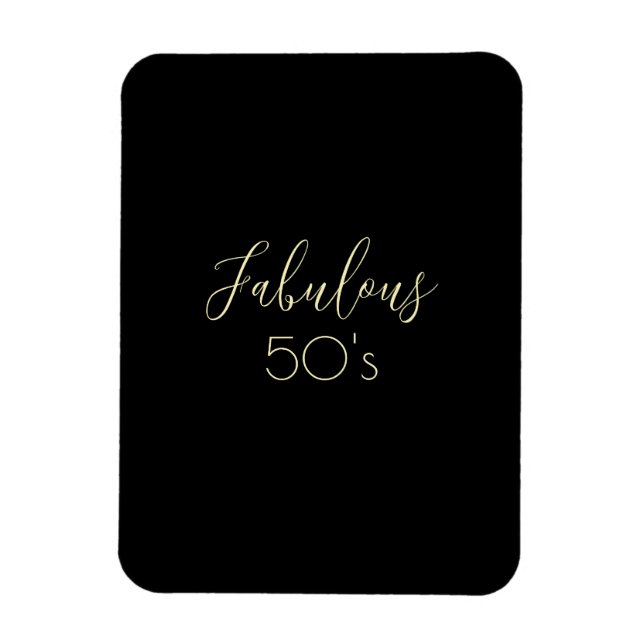 Magnet photo "Fabulous" magnifique noir flexible (Vertical)