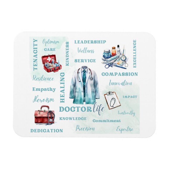 Magnet photo flexible de Doctor Life (Horizontal)