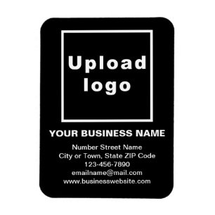 Magnet photo flexible noir d'affaires