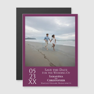 Magnet Photo Magenta pour Sauvegarder la Date Mode