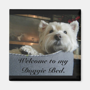 Magnet photo numérique de Westie