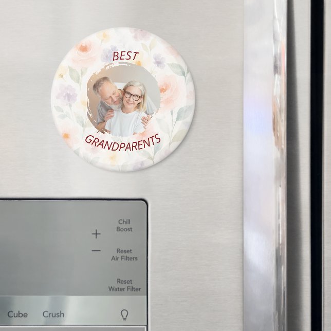 Magnet photo personnalisé | Meilleurs grands-paren (In situ (réfrigérateur))