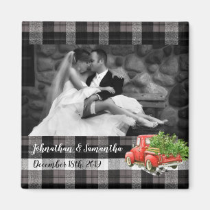 Magnet photo personnalisé XMAS Camion Baffalo Plai