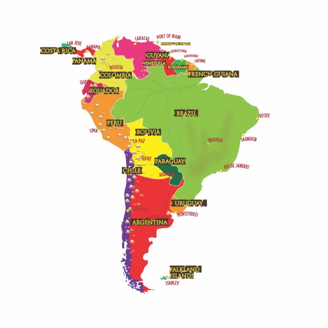 Magnet Photo Sculpture Amérique du Sud (Devant)