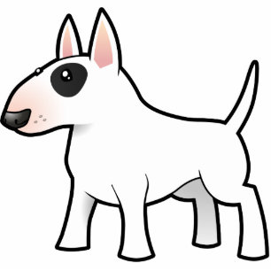 Magnet Photo Sculpture Bull-terrier de bande dessinée