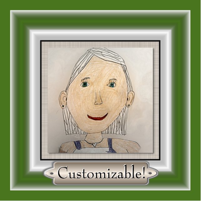 Magnet Photo Sculpture Cadre personnalisé pour ajouter votre art ou votre (Devant)